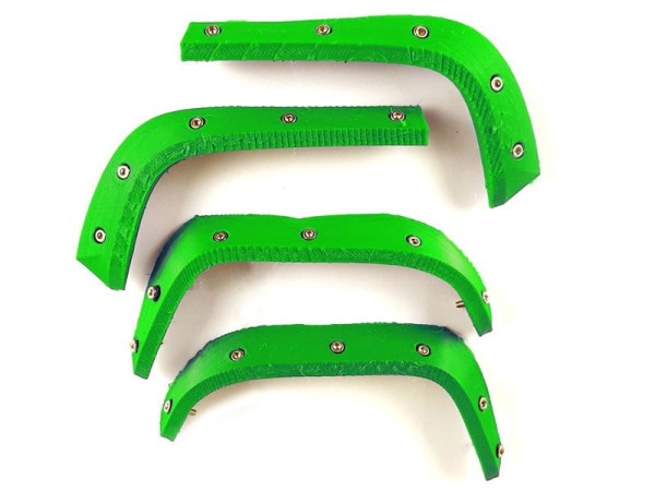 TMT Fender Flares neon-grün Traxxas Sledge