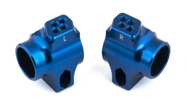 91760 Asso B6 FT Blue Aluminum Rear Hubs