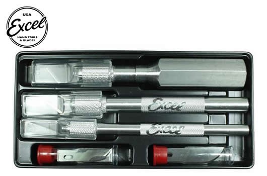 EXL44083 Messerset Handwerkerset Kunststoffschale