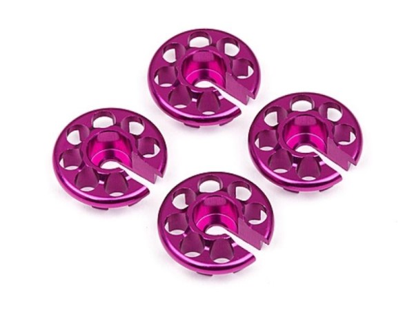 68287 TCXX - ALUMINUM SPRING PERCH (PURPLE/4pcs)