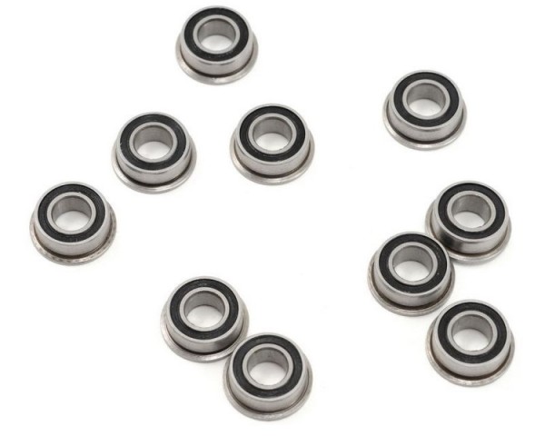 ProTek RC 5x10x4mm Speed-Kugellager Flansch Gummidichtung (10)