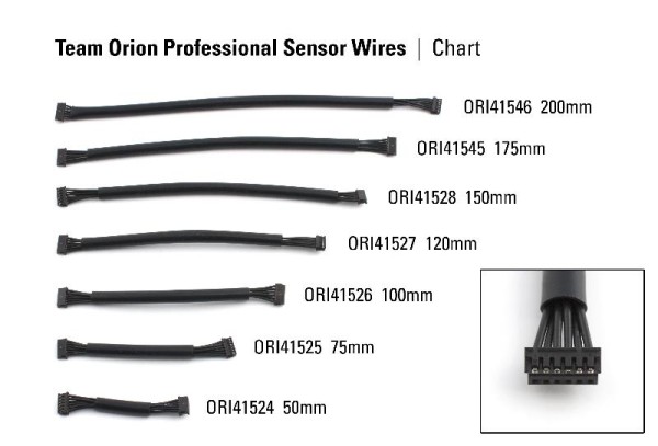41525 Team Orion Sensor Kabel für Brushless 75mm
