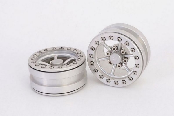 ABMT2000SS Beadlock Wheels PT-Power Silver/Silver