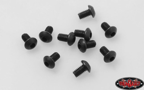 RC4WD Steel Button Head Cap Screws M2.5 x 4mm (10)