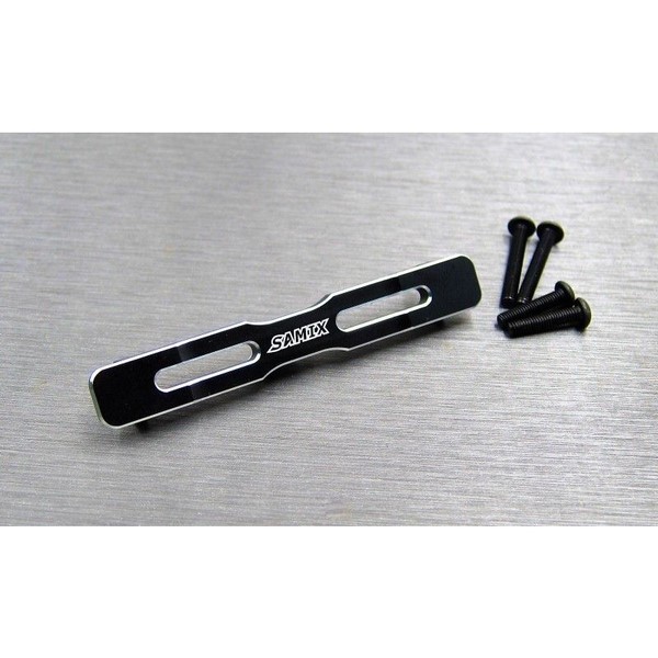 SAMIX Enduro alum. black Front & rear shock plate