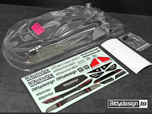 Bittydesign Seven20 GT12 body Light weight - Karosserie unlackiert