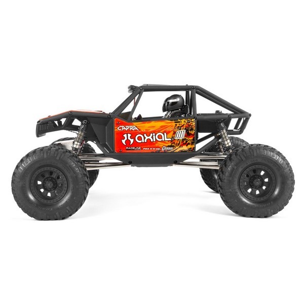 Axial 1/10 Capra 1.9 Unlimited 4WD Trail Buggy Brushed RTR Rot - Scale Rock Crawler RC Auto
