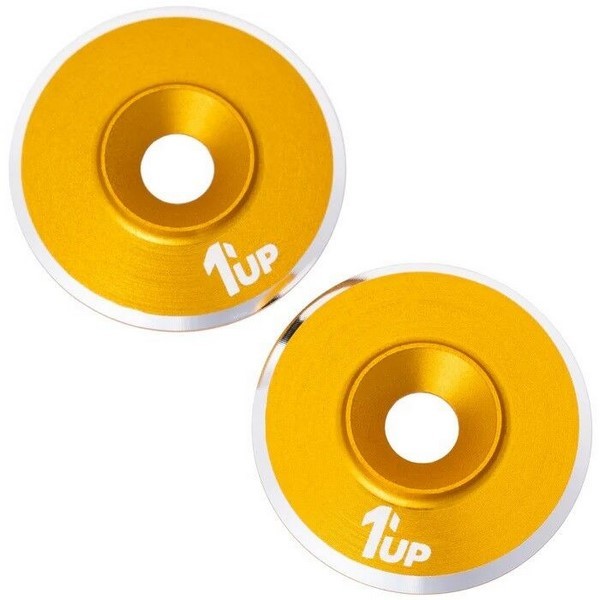1up Racing LowPro UltraLite Wing Washers - Gold