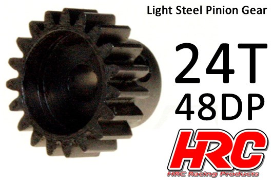 HRC74824 Motorritzel 48DP Stahl Leicht 24Z