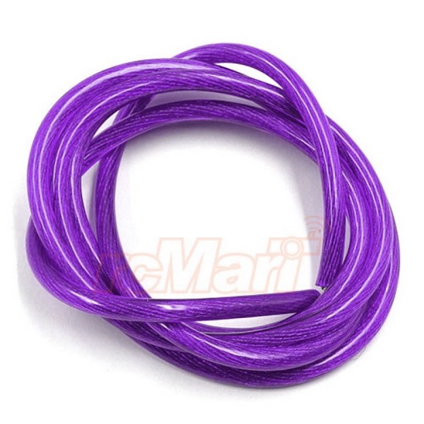 Yeah Racing 12AWG Kabel Transparent Purple 1 Meter