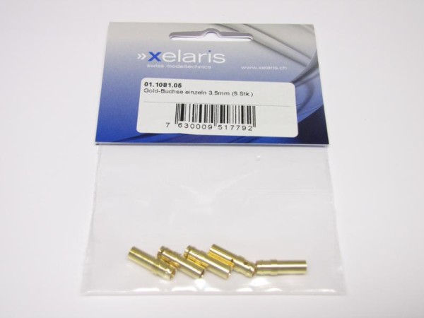 Xelaris Gold-Buchse einzeln 3.5mm (5)