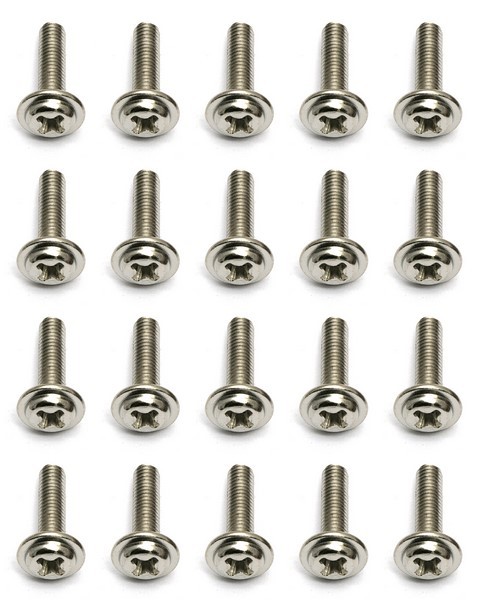 25623 Asso Tapped Screws 3x12 mm BHPTS