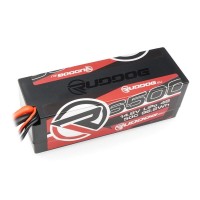 RUDDOG 6500mAh 50C 14.8V LiPo Stick Pack Battery Mit T-Plug