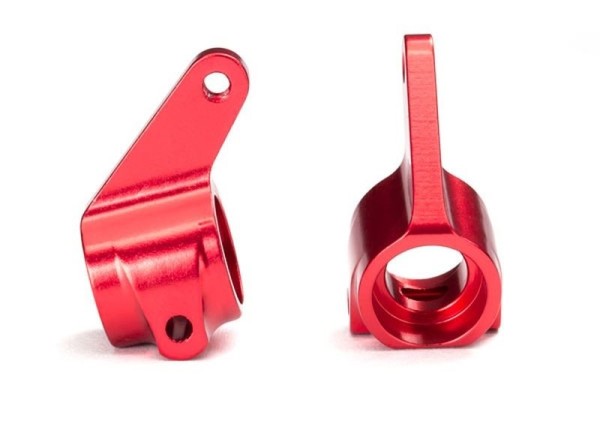 3636X Traxxas Aluminum Steering Blocks Red