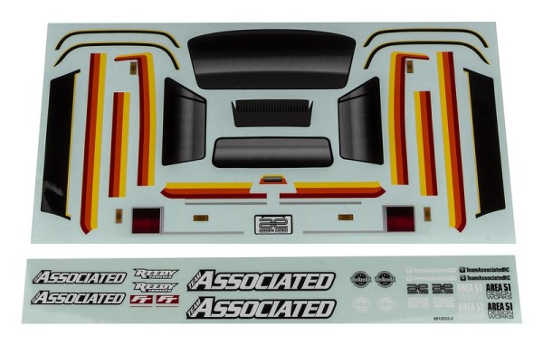 41102 Team Associated MT12 Decal Sheet