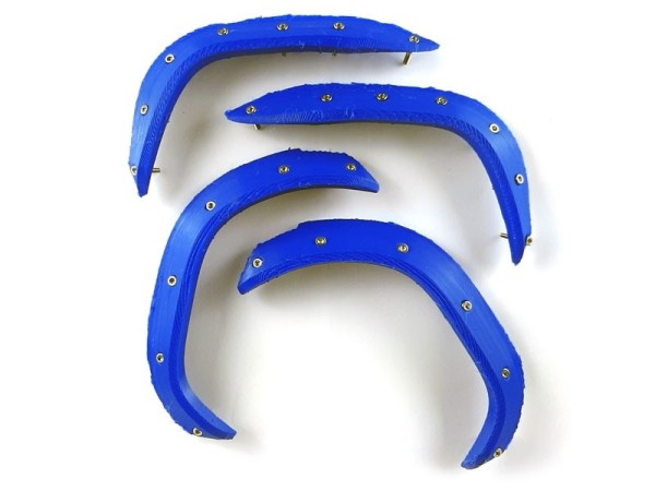 TMT Fender Flares blau (inkl. Schrauben) Traxxas XRT