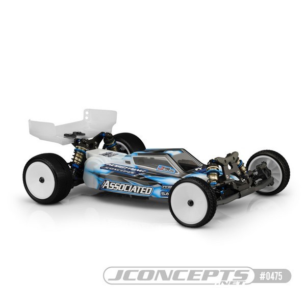 JConcepts F2 - B6.4 B6.4D Karosserie mit carpet turf Heckflügel lightweight