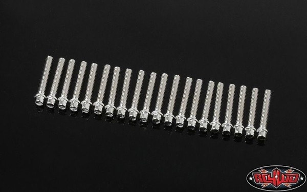 RC4WD Miniature Scale Hex Bolts (M2 x 12mm)