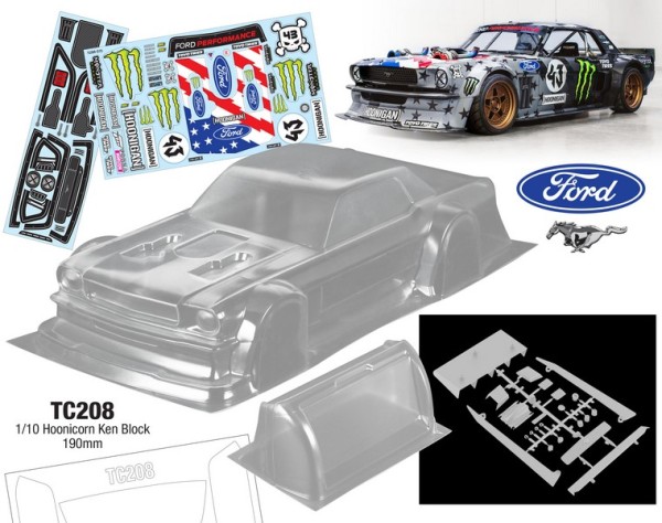 TeamC 1/10 HOONICORN KEN BLOCK Karosserie 200mm