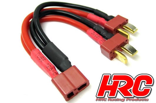 HRC9184A Adapter 2 Akkus in Parallele 14AWG Kabel (Gleiche Akku Spannung = Doppelte Fahrzeit)