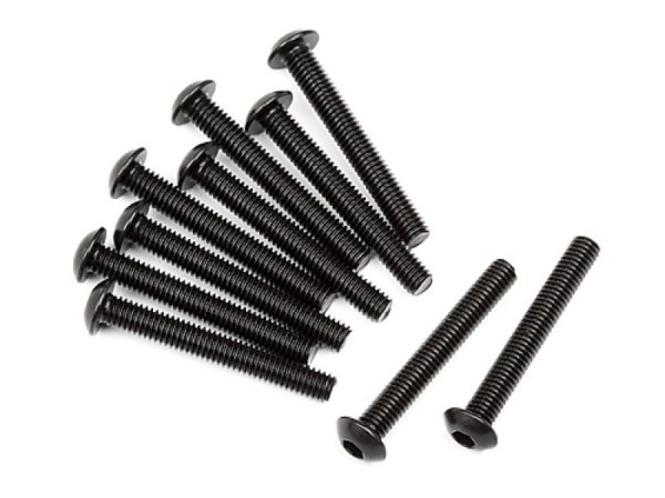 HB107894 BUTTON HEAD SCREW M3x22mm (10pcs)