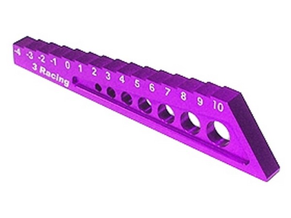 ST-004/PU Chassis Droop Gauge -4 to 10mm - Purple