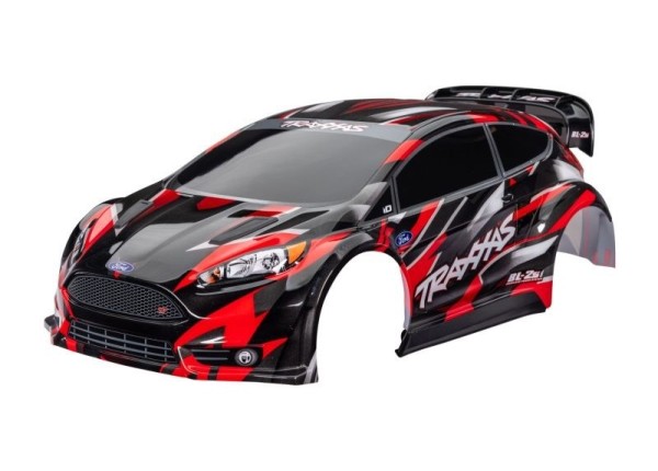 Traxxas 1/10 Karosserie Ford Fiesta ST Rally Rot