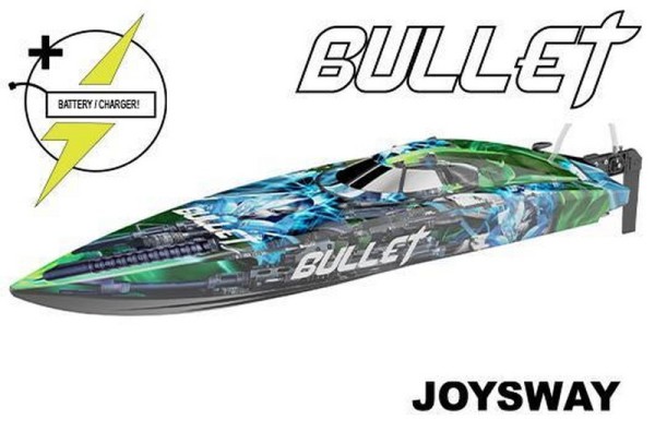 Joysway Rennboot elektrisch RTR Bullet V4 HRC COMBO 2 x 7.4V 4400mAh 40C LiPo & AC Balance Ladegerät