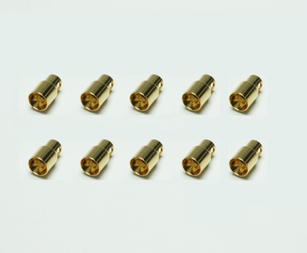 X6744 Extron Goldbuchse 8mm (VE=10 Stück)