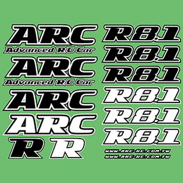 819003 ARC R8.1 Aufkleber