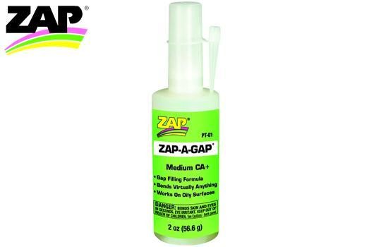 ZPT01 Kleber - ZAP-A-GAP - CA+ -56.6g