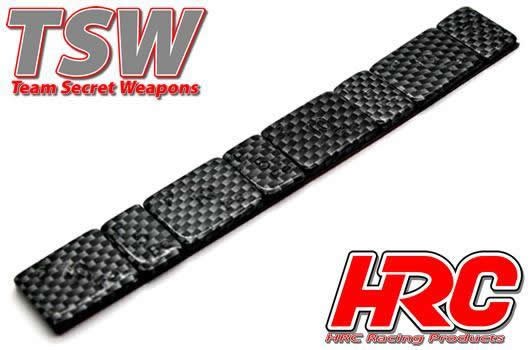 HRC5301 Gewichte im Kohlefaserlook TSW Pro Racing 5 und 10g