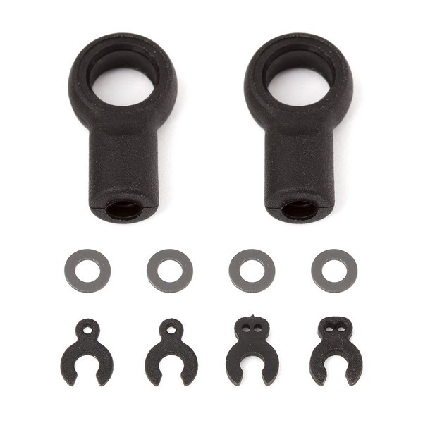 4753 Asso RC12R6 Arm Eyelets and Caster Clips