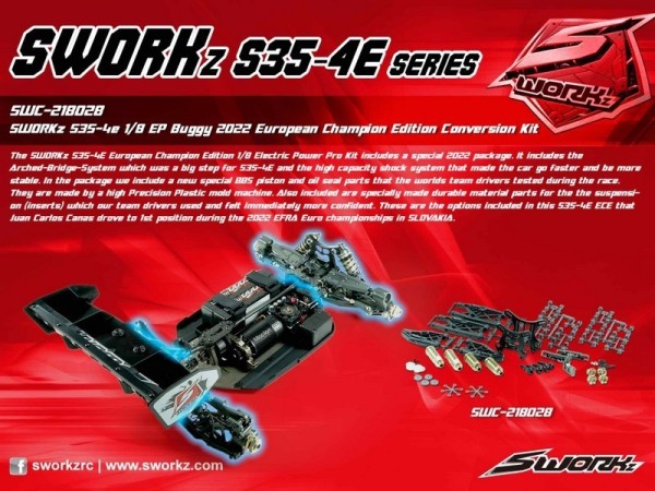 SWORKz S35-4 Elo 2022 Euros Edition Conversion Kit