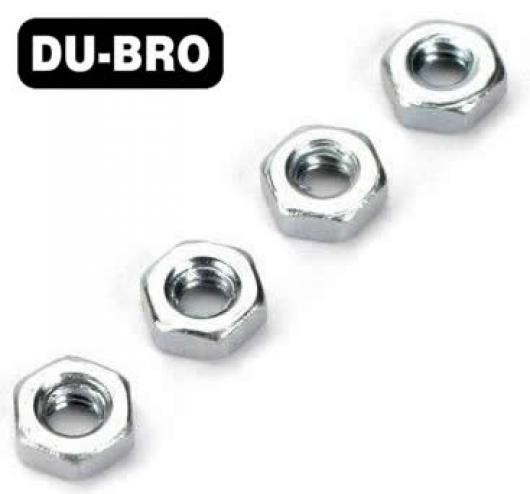 2103 DUBRO 2mm Hex Nuts (4)