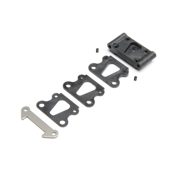 TLR234109 Losi Front Pivot w/Brace & Kick Shims Al