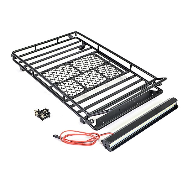 FASTRAX ROOFTOP LUGGAGE RACK W/LED LIGHT BAR