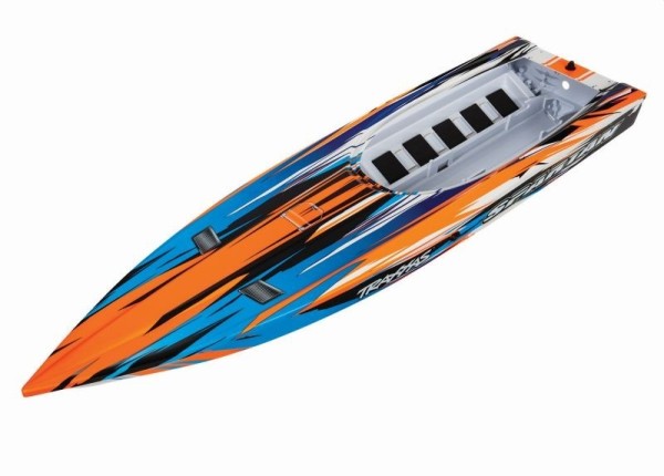 5735 Traxxas Rumpf Spartan orange Grafik (montiert