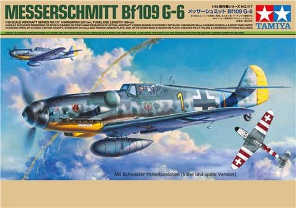 61117 Tamiya 1/48 Messerschmitt Bf109 G-6