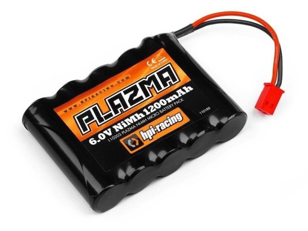 110203 PLAZMA 6.0V 1200MAH NI-MH MICRO BATTERY PAC