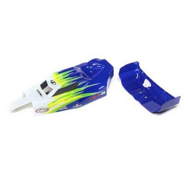 LOS210019 Body Wing Blue/White Mini-B