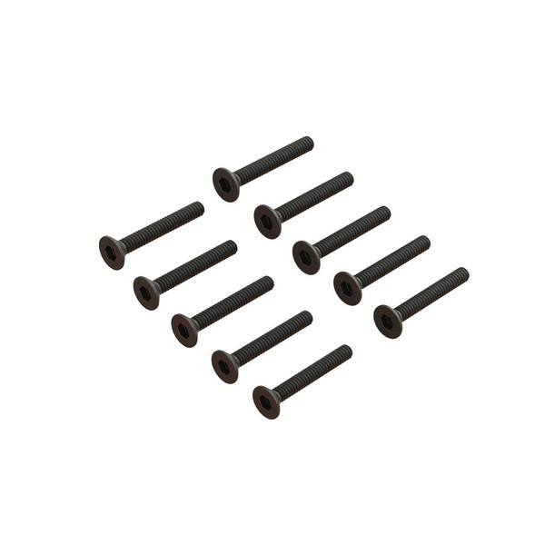 ARA702018 Arrma Flat Head Screw M1.6x12mm (10)