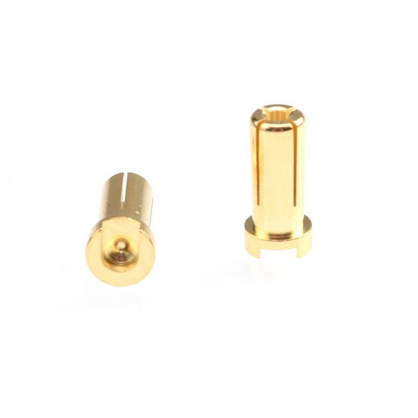 RP-0264 RUDDOG 5mm Gold Plug Male 14mm (2pcs)