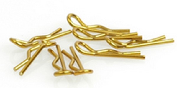 CR062 CORE RC Body Clip Klein 1/10 Gold (8)