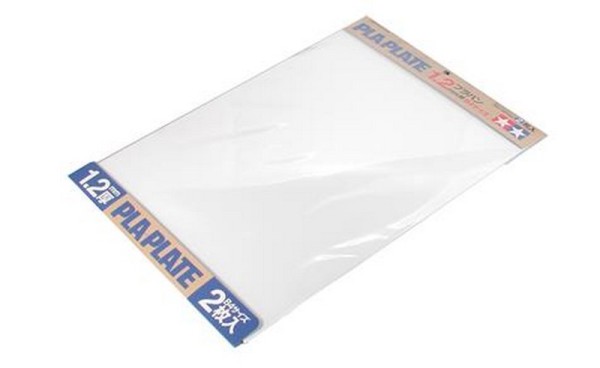 70125 Tamiya Plastik Platten 1,2mm B4 257x364mm Polystyrol