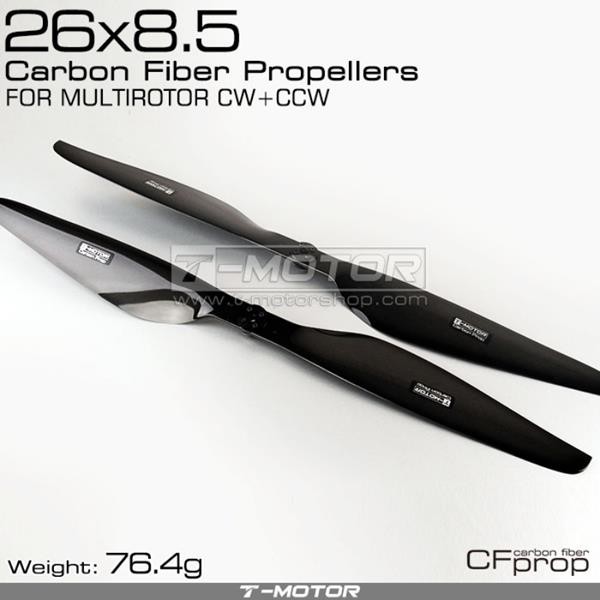 T-Motor Carbon Fiber Prop CW & CCW 26 x 8.5