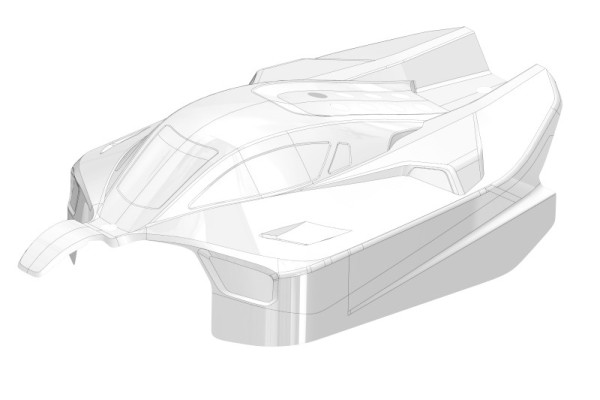 C-00180-377 Polycarbonate Body - Python XP 6S - Cl