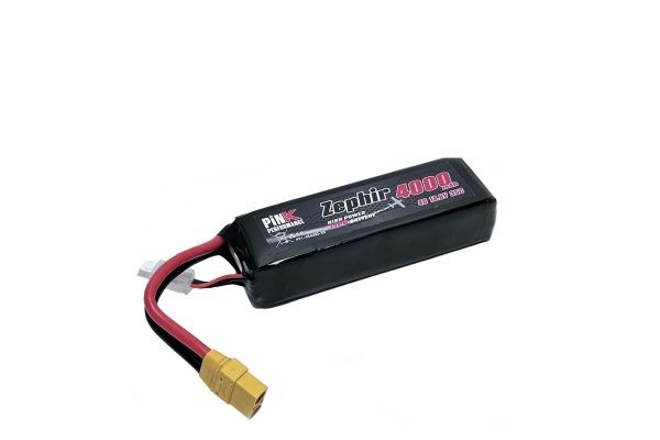 Pink Performance Zephir LiPo 4S 14.8V-4000-35C (XT90)138x45x31mm 415g