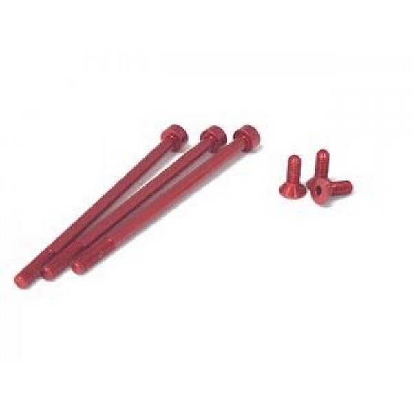 ORCA RT Aluminium Screw Set (red)