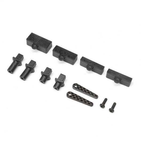 TLR231102 Losi Carbon Tab Battery Mount Set 22X-4